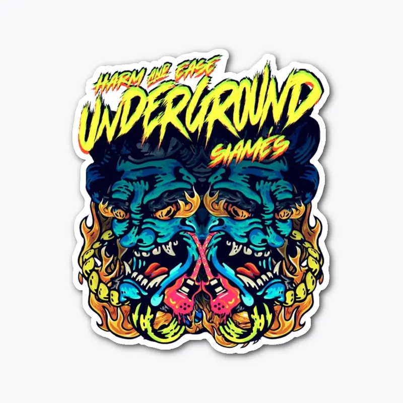 UNDERGROUND Die Cut Sticker